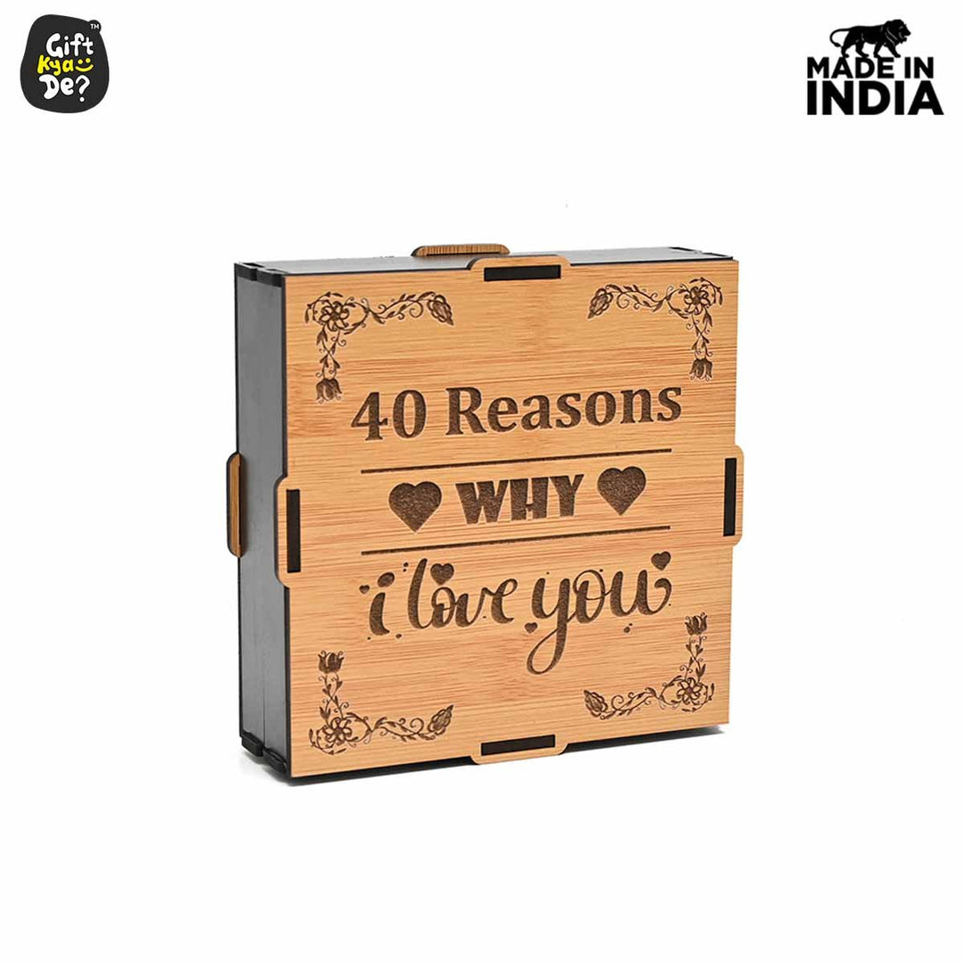Gift Kya De Surprise Love Box - 40 Reasons Why I Love You | Valentine&
