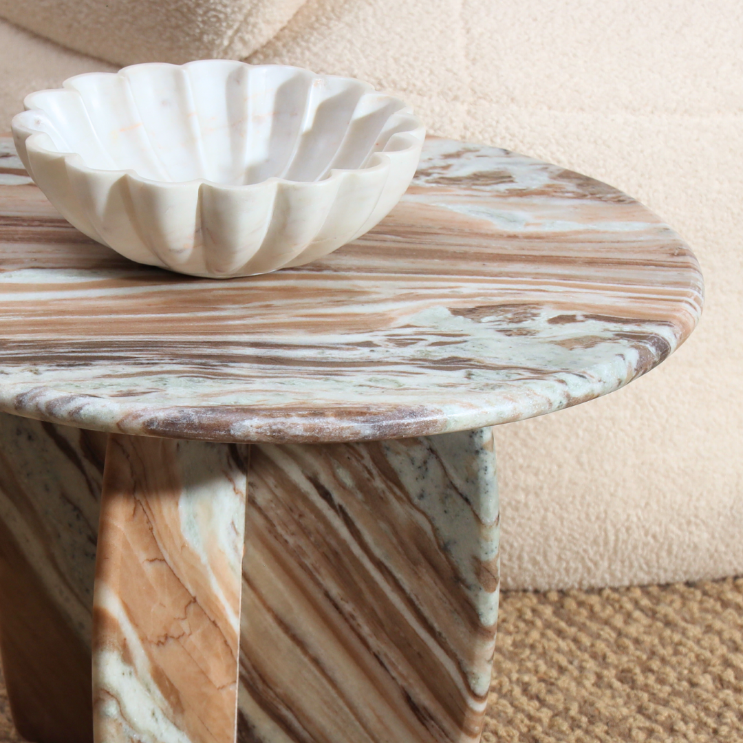 Muun Home Raio Marble Table - Jupiter