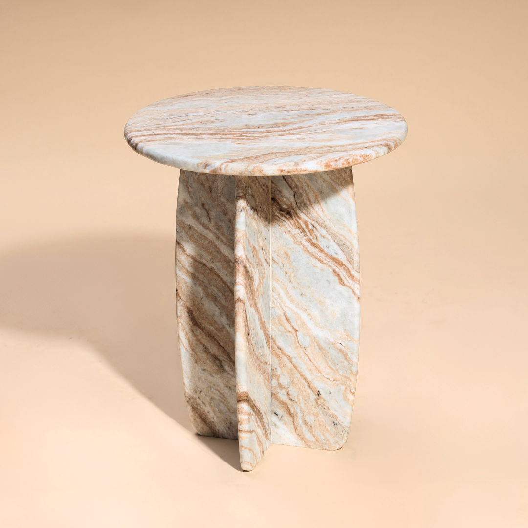 Muun Home Raio Marble Table - Jupiter