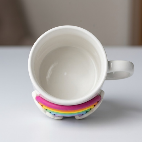 Reve Arc-en-Ciel – 3D Rainbow Ceramic Mug