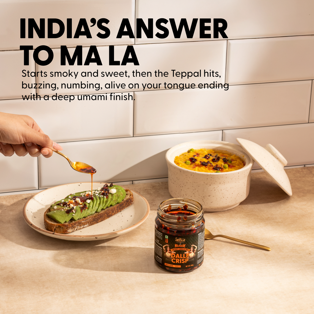 NaaginxNaagin Dalle Crisp Chilli Oil - Crunchy, Spicy Indian Sichuan pepper