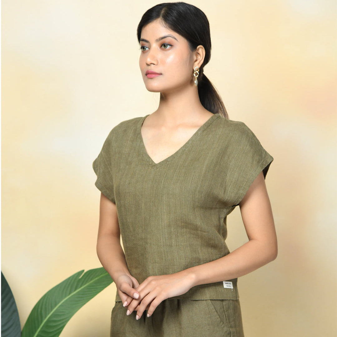 Linen Pants Set | two piece linen set