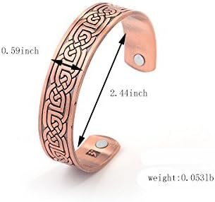 Bamboology Trends Pure Copper Magnetic Therapy Band - kada for Arthritis Relief – Adjustable, Stylish Design with 6 Powerful Magnets