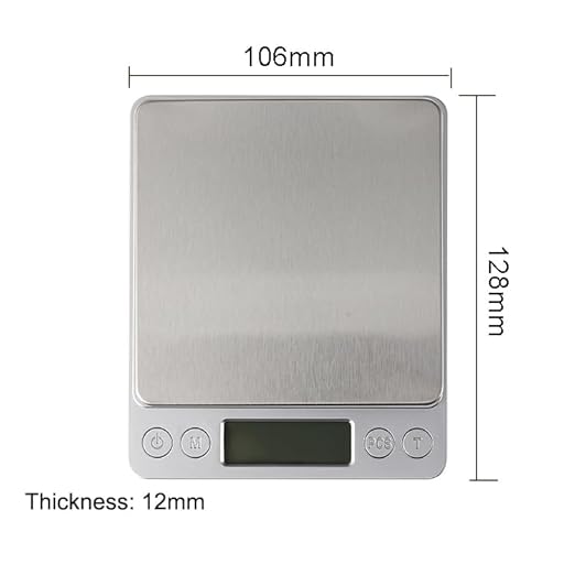 The Bean Co Roasters Digital Weighing Scale | Coffee weighing scale - 3 KG/ 0.1 G with Back-Lit Digital Display