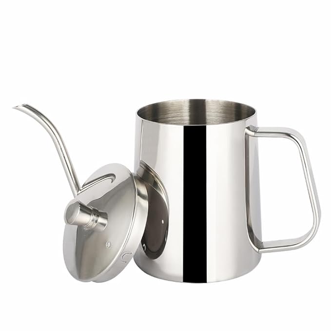 The Bean Co Roasters Gooseneck Kettle | 600 ML | Stainless Steel Body | Pour Over Coffee Maker