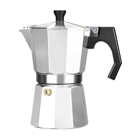 The Bean Co Roasters Moka Pot | 3-Cup (150 ml) Aluminium | Stovetop espresso maker