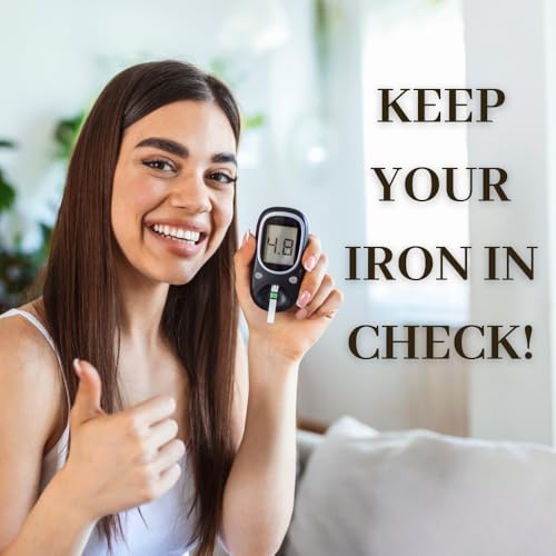 Pure Nutrition Iron + Vitamin C (400mg) Supplement - 120 Veg Tablets for Men & Women | Supports Haemoglobin Production, Support Skin Health, Boosts Immunity & Maintains Iron Level