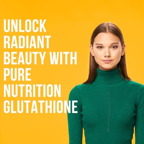 Pure Nutrition L Glutathione 600mg 15 Effervescent Tablets with Vitamin C, Saffron | Anti-aging Antioxidants for Clear & Glowing Skin for Men & Women | Orange Flavour