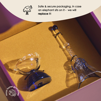 Muun Home Short Diya Gift Set - Short Diya and Ringing bell