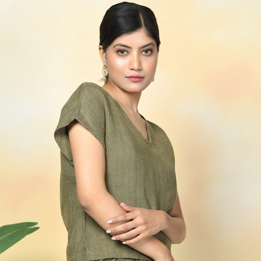 Linen Pants Set | two piece linen set