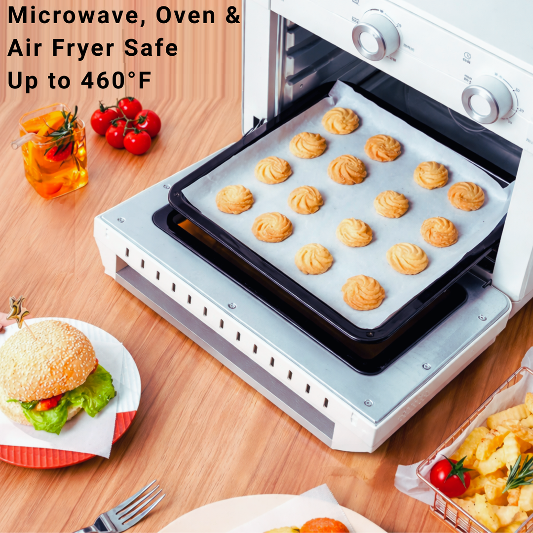 Imvelo OGR Wrapping n Baking Paper Roll 1 Kg - Non Stick, Oil Proof Butter Paper Roll, Food Safe, Chemical Free Parchment Paper for Air Fryer, Oven, Microwave & Baking Cake, Baking Essentials - 1 Roll