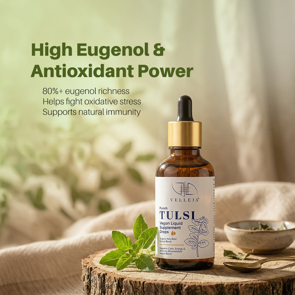 Velleja Panch Tulsi Drops 30 ml | Ayurvedic Immunity Booster