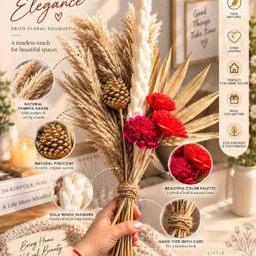 Grande Boheme – Premium Pampas Dried Flower Bouquet