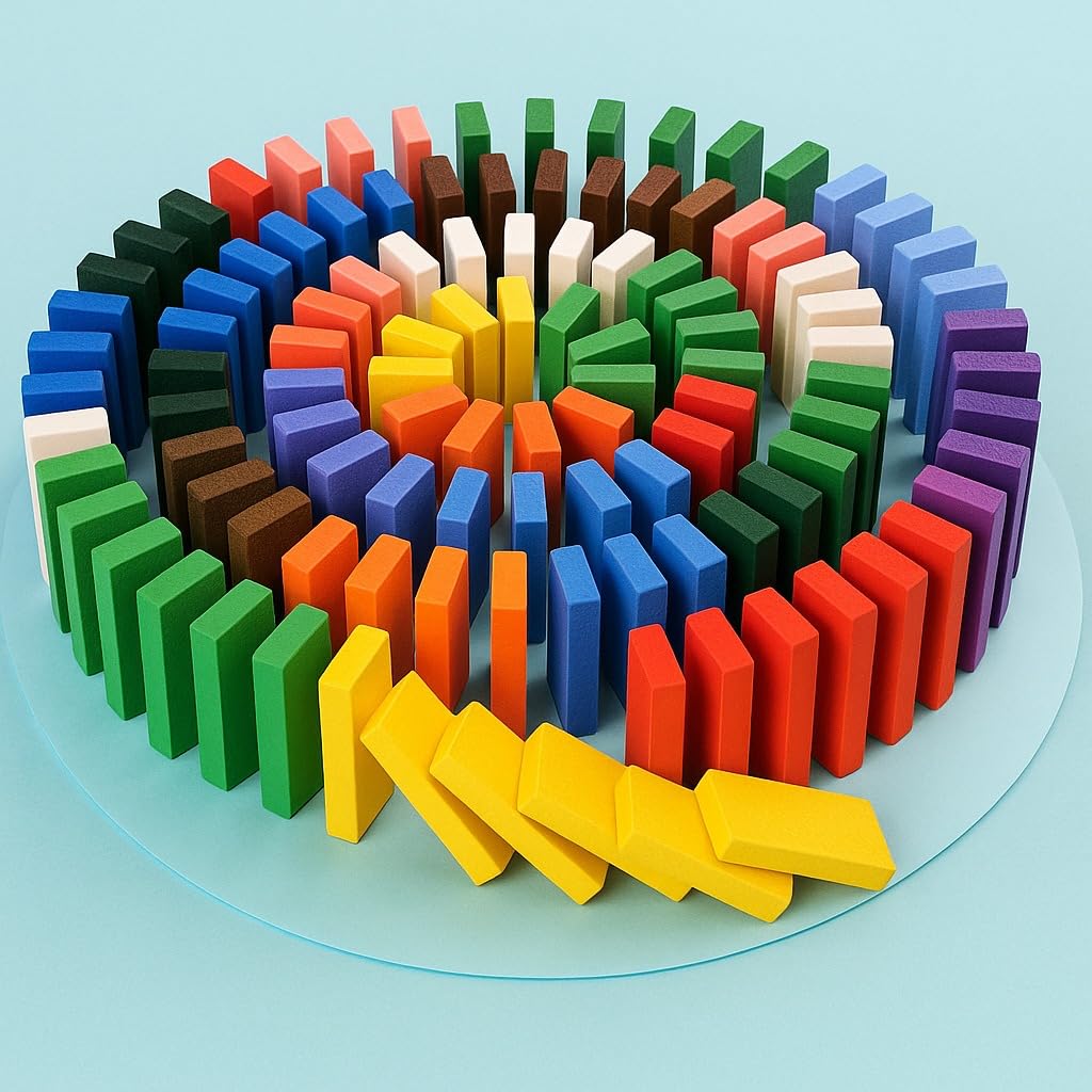 Wudly Wooden Wooden Dominos 120 pcs