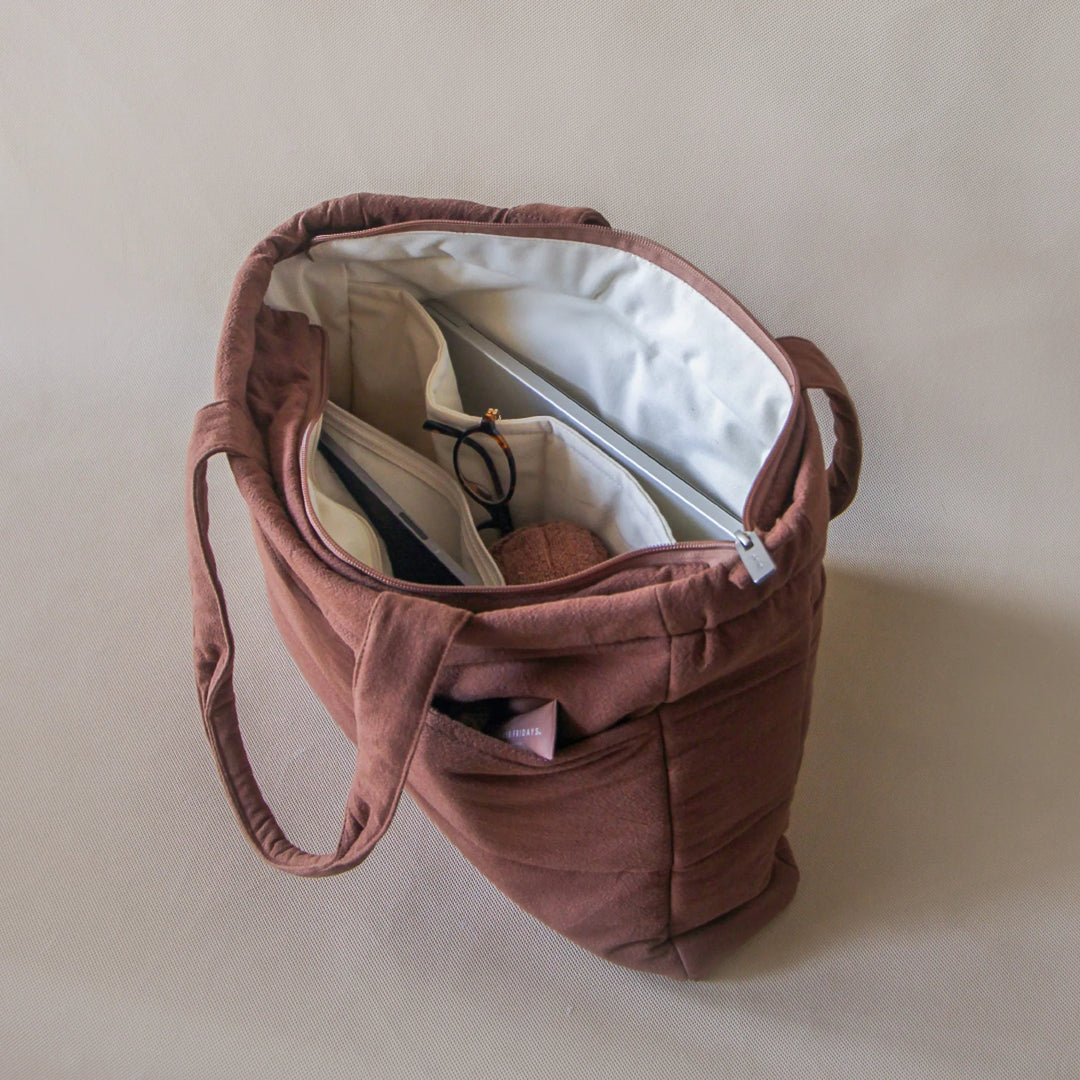 Akiiko Crinkle Pocket Tote Bag