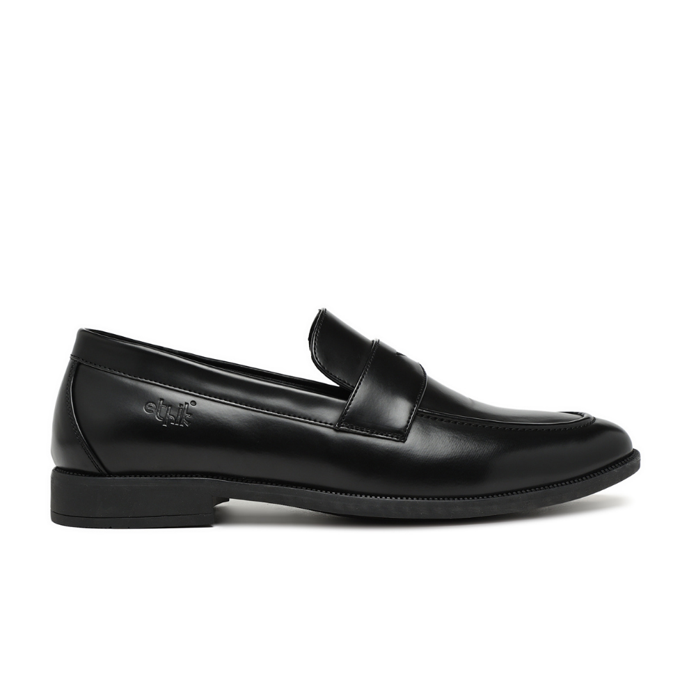Simplicist Black Penny Loafers