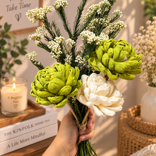 Jardin Boheme – Sola and Dried Flower Bouquet