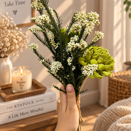 Jardin Boheme – Sola and Dried Flower Bouquet