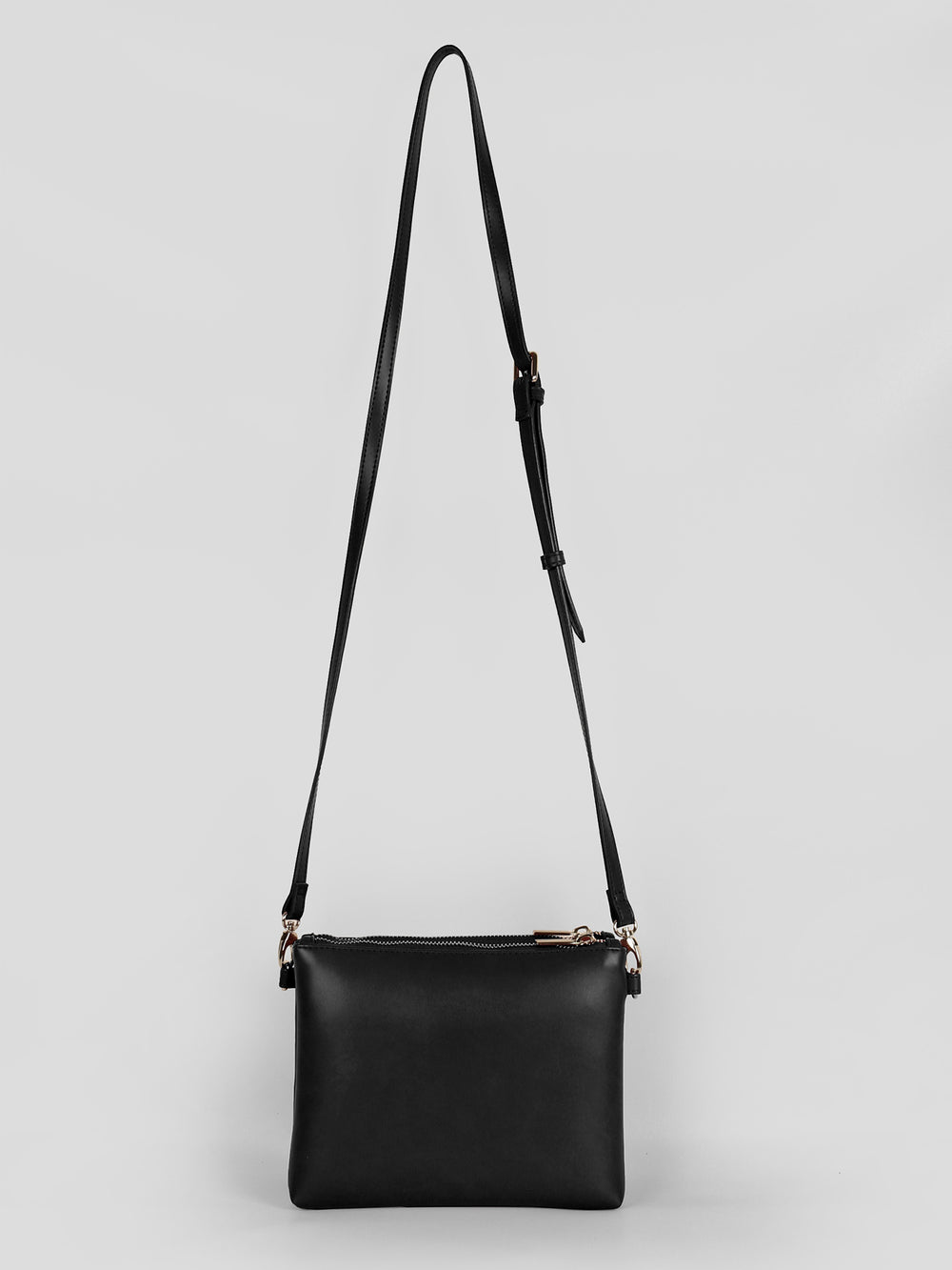 Dual Sling Vegan Leather Crossbody
