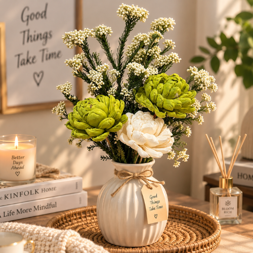 Jardin Boheme – Sola and Dried Flower Bouquet