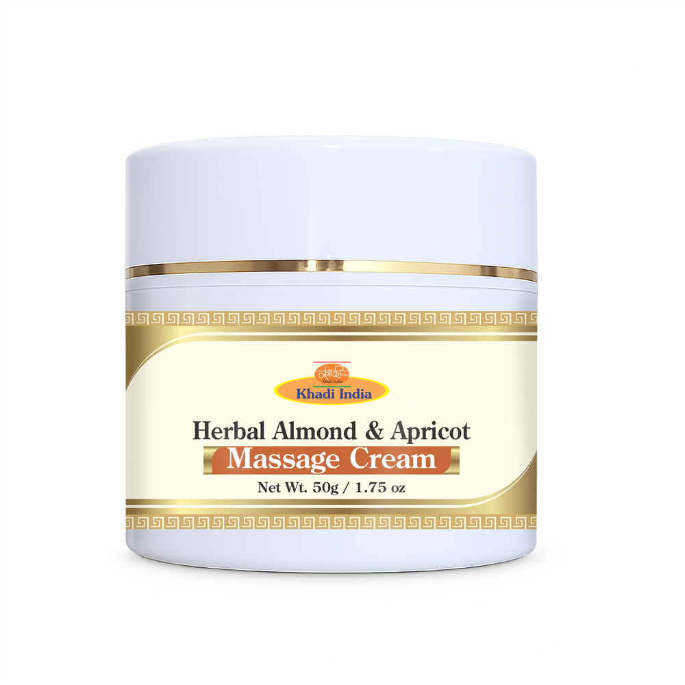 Khadi Care Almond & Apricot Massage Cream | Herbal Ayurvedic | 50 g