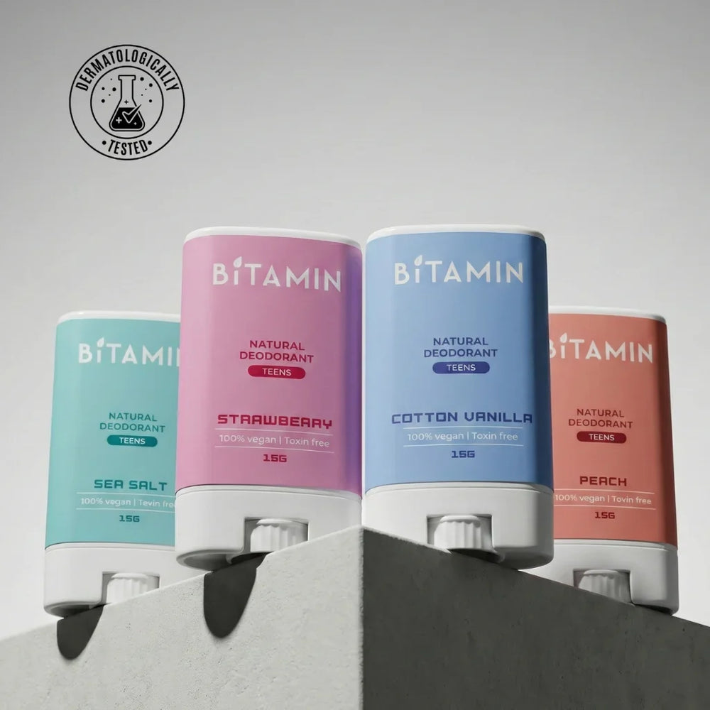 Bitamin Teen's Deodorants Pack 15g (4pk)