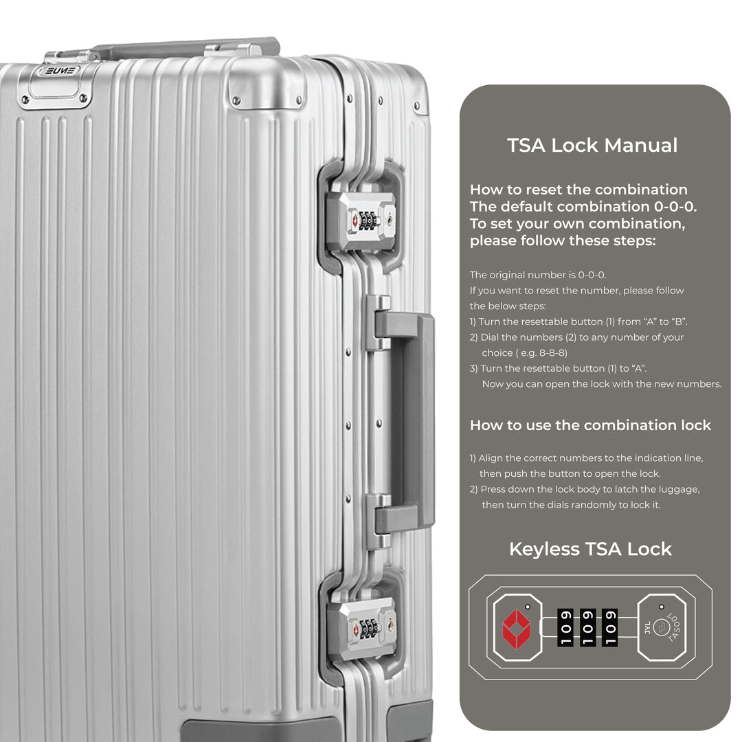 EUME Aluminium Cabin Luggage