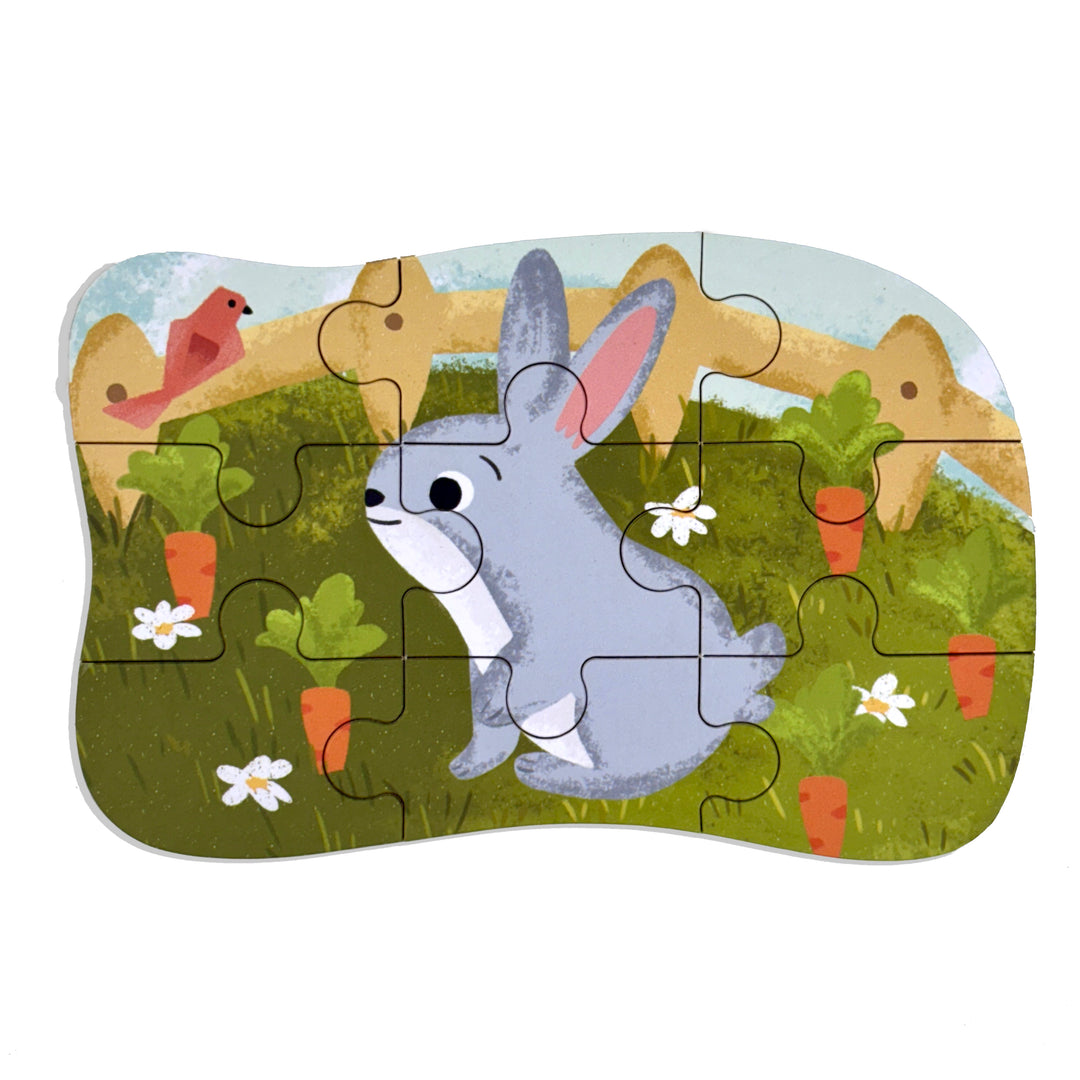 Wudly Wooden Progressive Puzzle Metal Box Land creature-2(PIGGY)