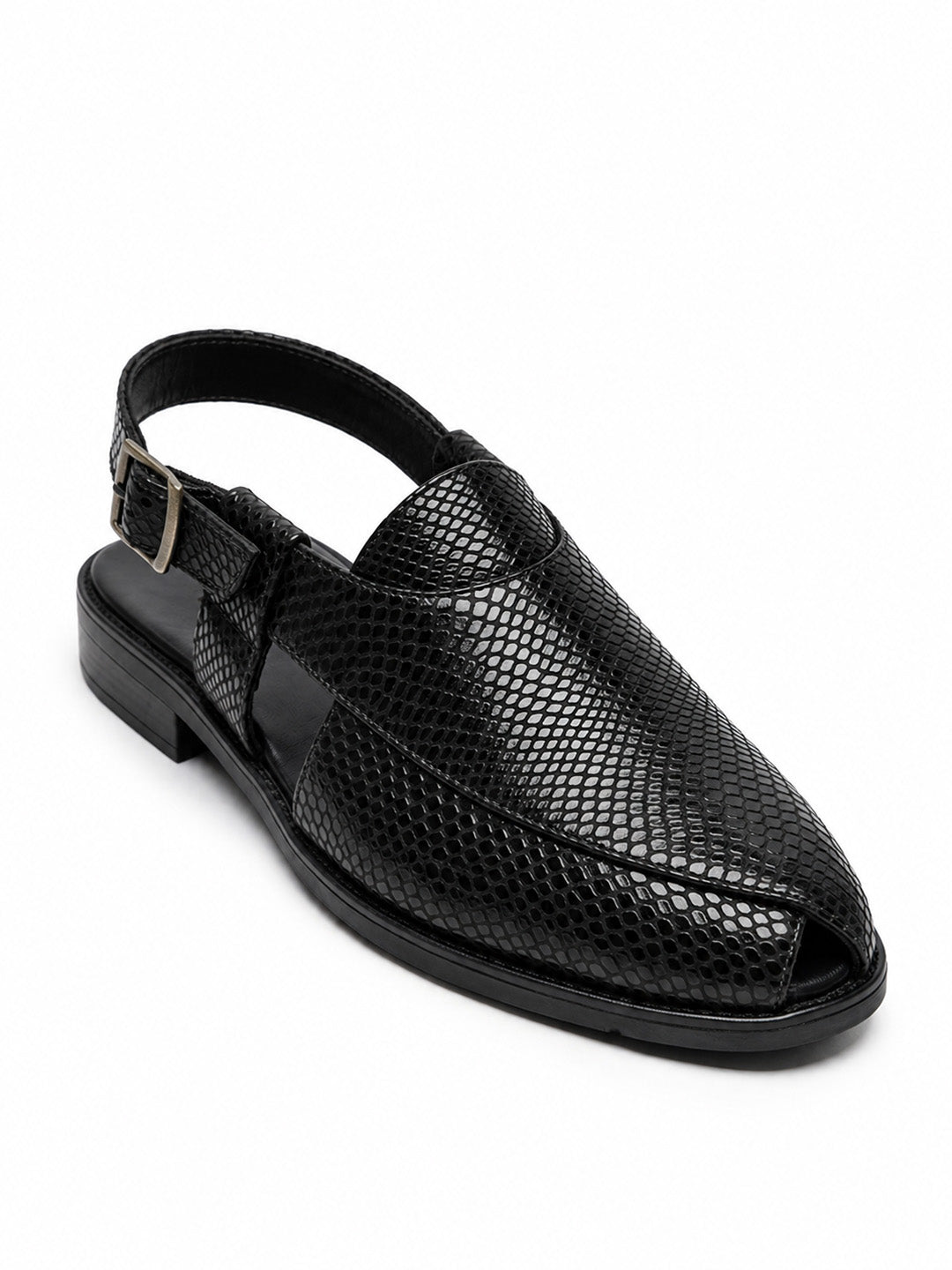 Jashn Black Peshawari Sandal