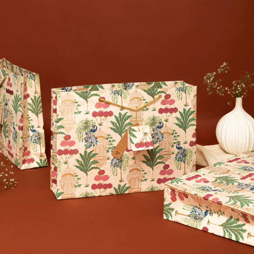 Vrindavan Large Gift Bag - Set of 3