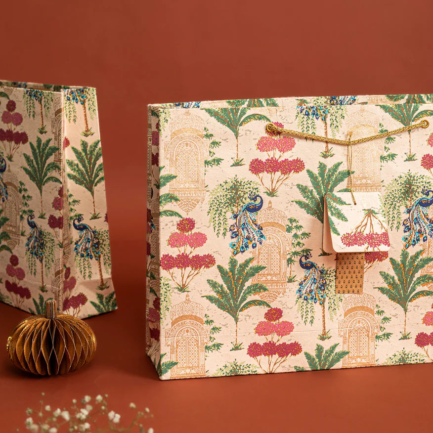 Vrindavan Large Gift Bag - Set of 3