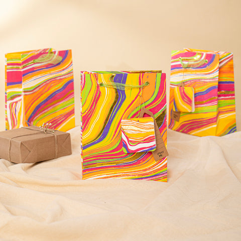 Leheriya Small Gift Bag -  Set of 3