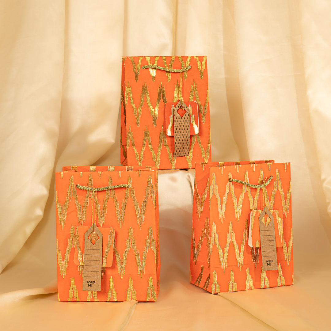 Ikat Small Gift Bag - Set of 3
