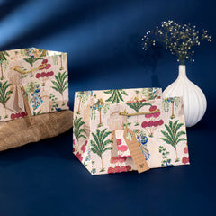 Vrindavan Small Broad Base Gift Bag - Set of 2