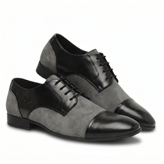CapToe Derby – Black & Grey