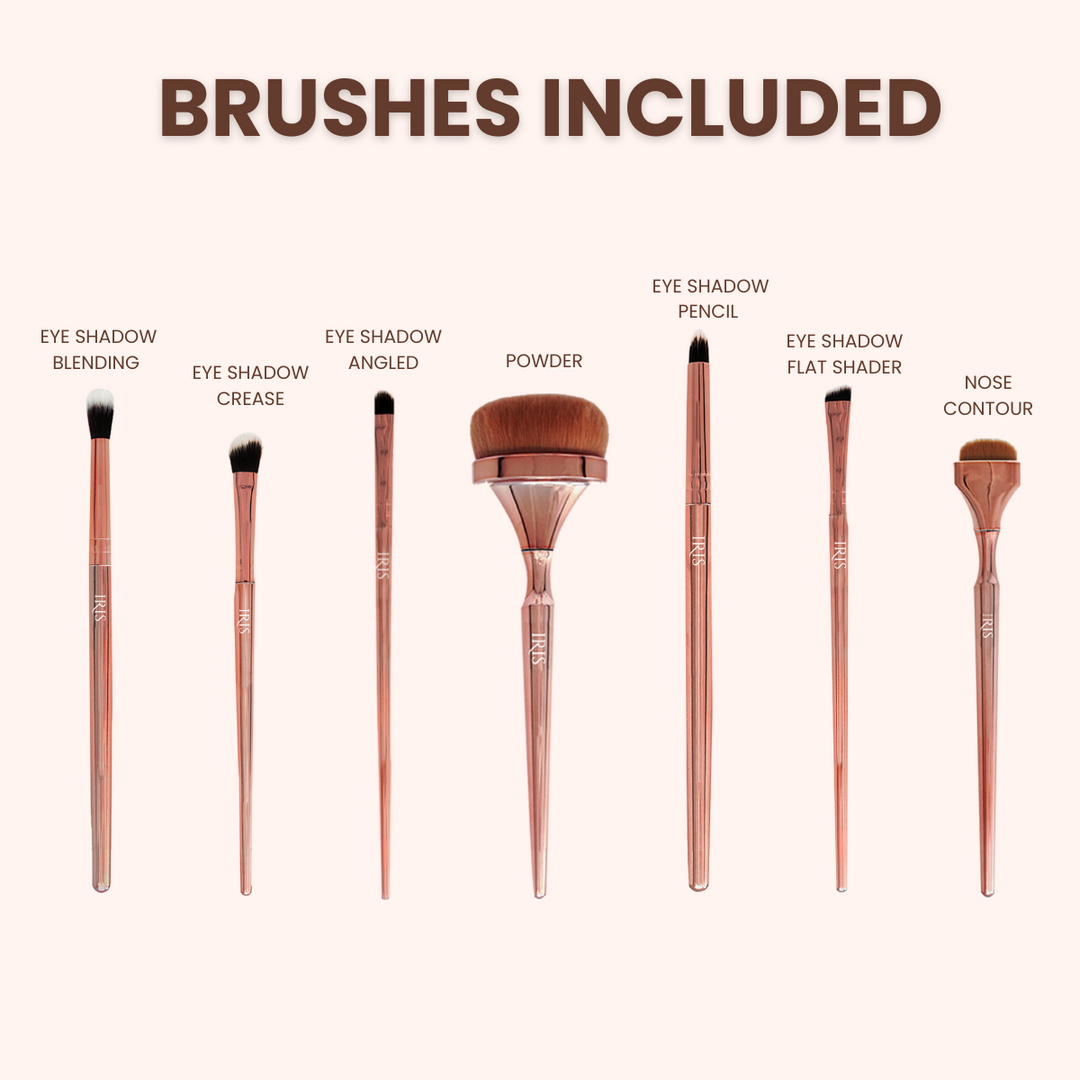 Iris Cosmetics Luminous Complete Brush Set- 14 Pcs