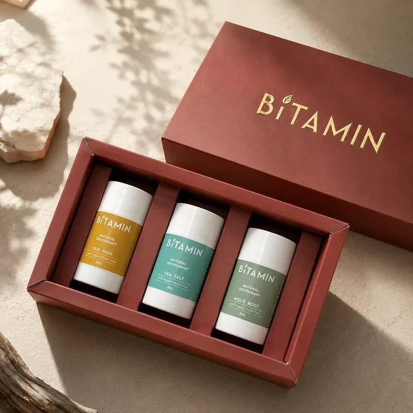 Bitamin Men Pack Natural Deodorant Gift Box 2