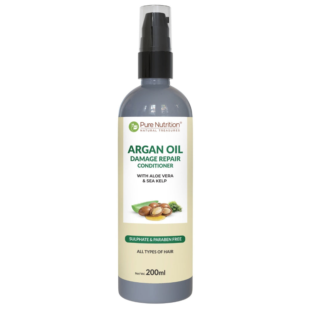 Argan Oil Damage Repair Conditioner with Aloe Vera  200ml | Smooth & Shiny Hair