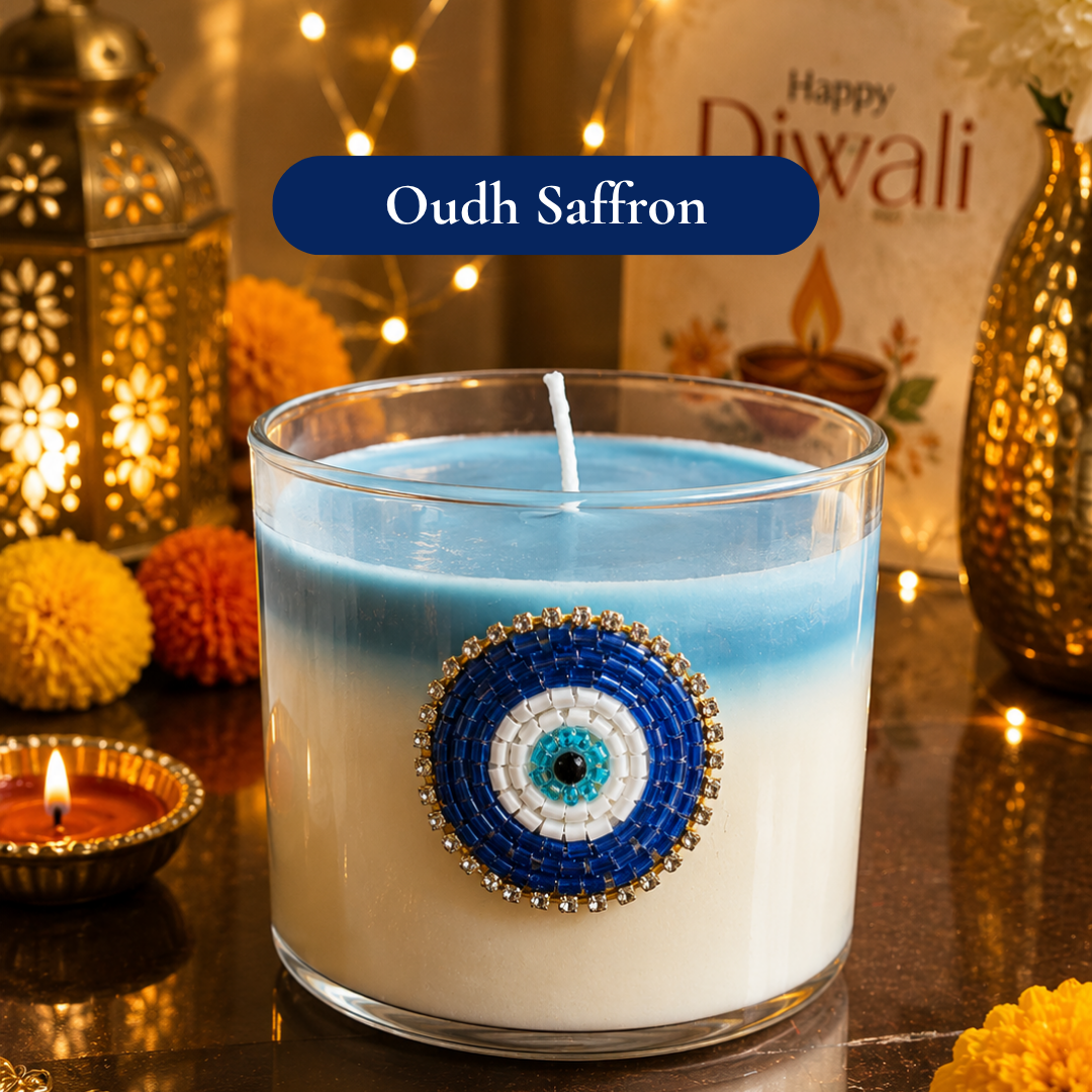 Nazar Halo Diwali Candle Gift Hamper – Evil Eye Festive Gift