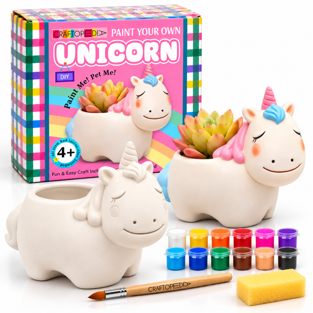 DIY Planter Painting Kit - Unicorn