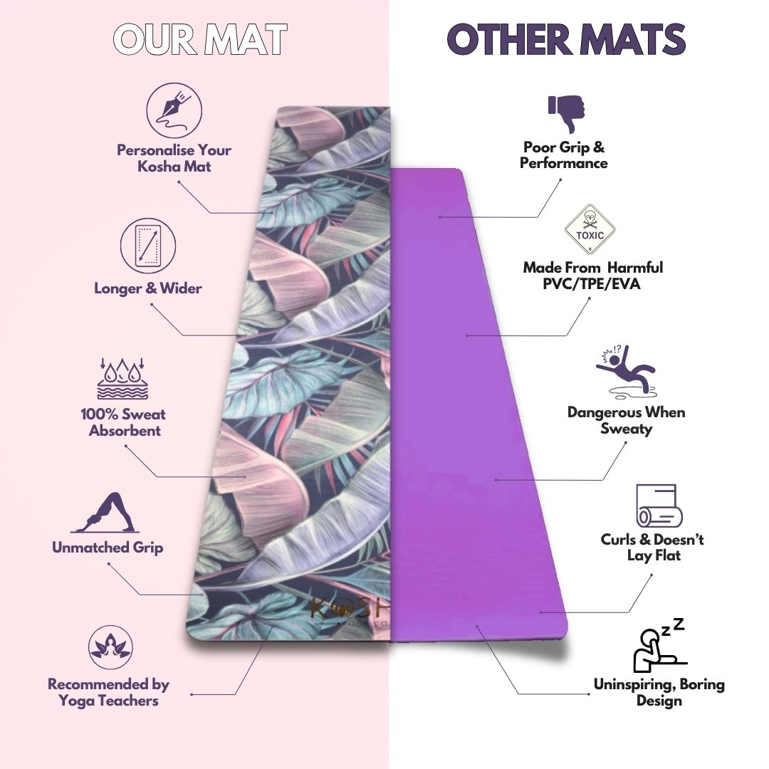 Kosha Yoga Plantain PUre Couture Yoga Mat