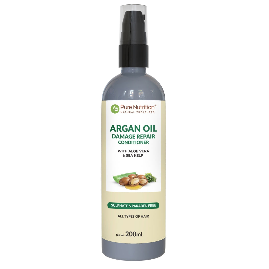 Pure Nutrition Argan Oil Damage Repair Conditioner with Aloe Vera & Sea Kelp – 200ml