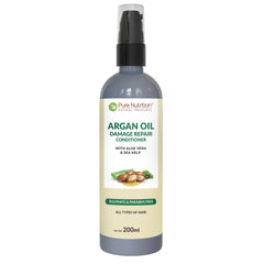 Pure Nutrition Argan Oil Damage Repair Conditioner with Aloe Vera & Sea Kelp – 200ml