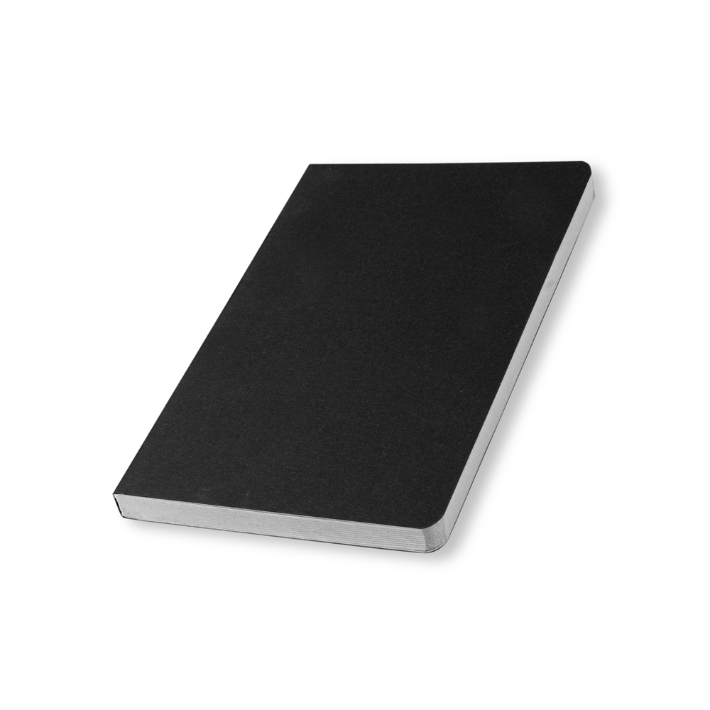 Hōō Living A5 Notebook 160 Pages made from Upcycled Used Sanitary Napkins - Paperboard/Recycled Black Paper Cover
