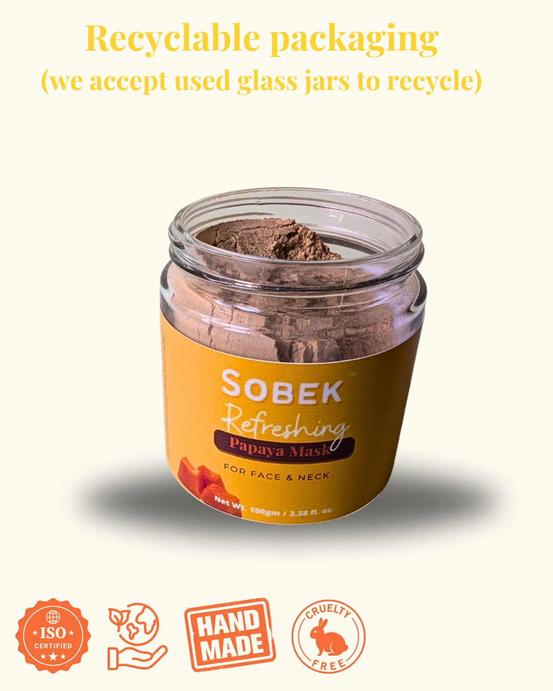 Papaya Refreshing Powder Face Mask/Pack 100 gm