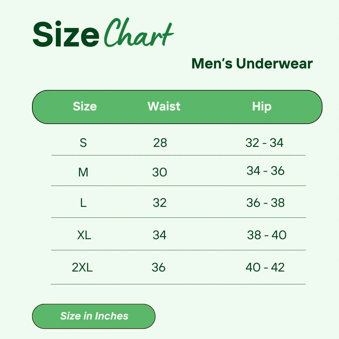 Bamboo Men’s Ultra-Soft Trunks & Boxers | Pack of 3