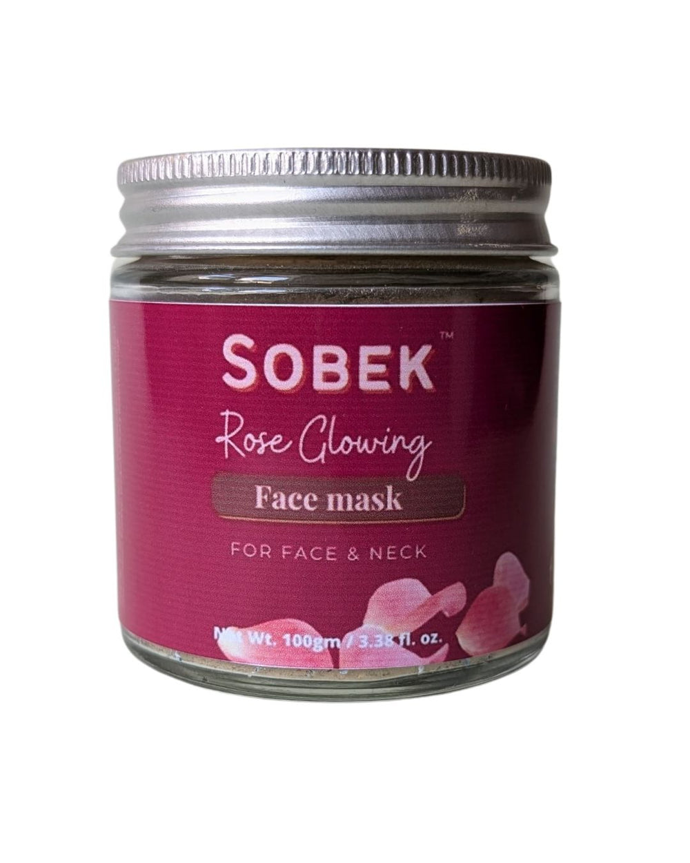 Rose Glowing Powder Face Mask Pack 100 gm