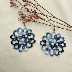 Knots To Nodes Indigo Sky Symphony Earrings