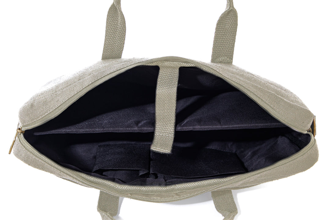 The Label GAIA Hemp Solid Laptop Bag