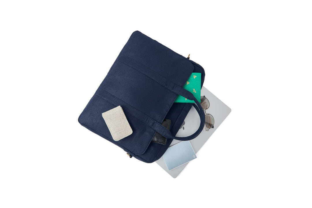 The Label GAIA Hemp Solid Laptop Bag